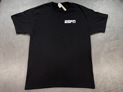 ESPN Large Black Hanes Disney 30 for 30 documentary Sports show interviews Shirt