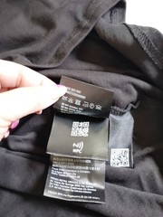 Prada Milano Black Cotton T-Shirt with Triangle Logo Patch Adult XL Essential