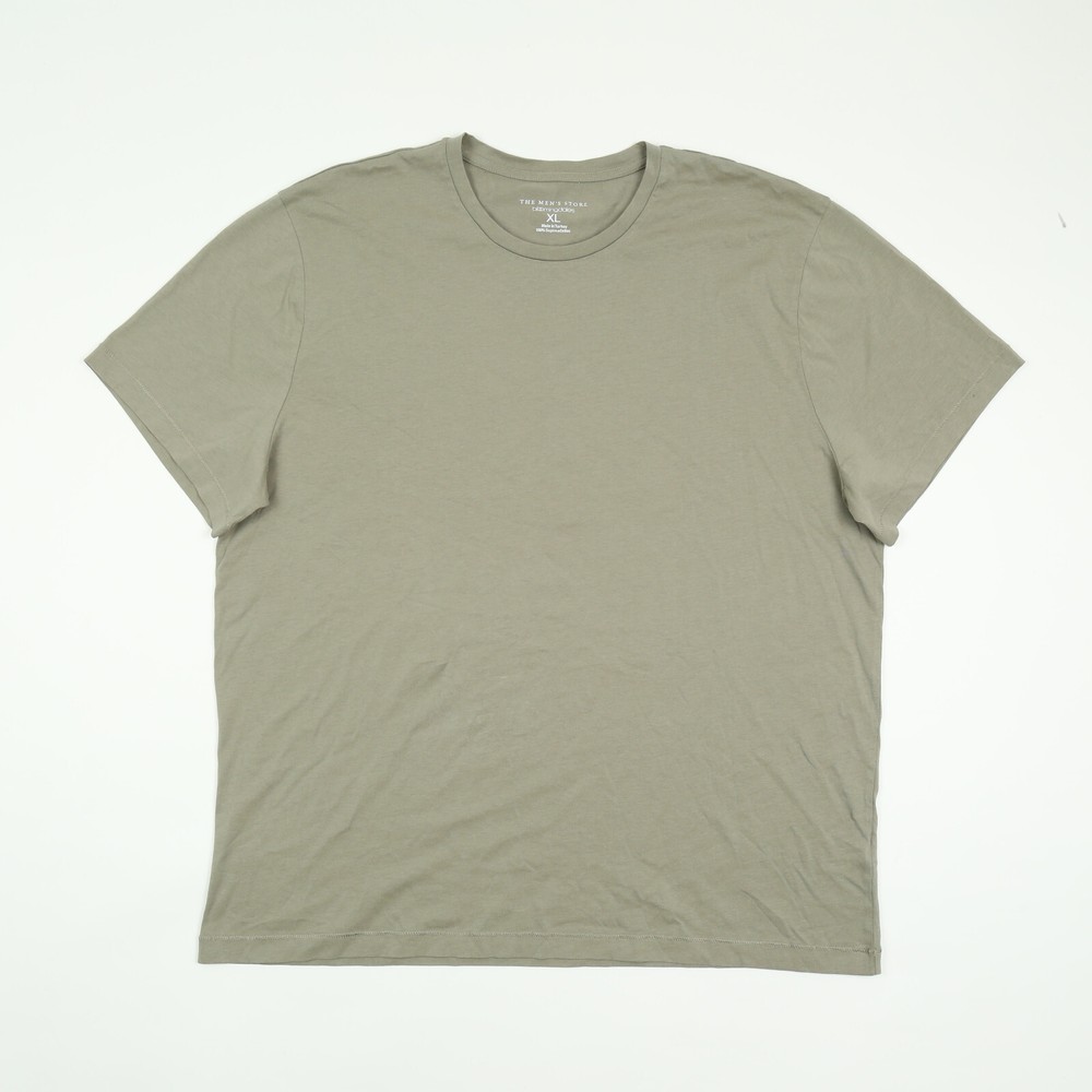 The Men’s Store Pima Cotton Solid T-Shirt Vetiver Green Size XL 3205