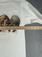 Vintage 90s Double Sided Pig Graphic T Shirt Adult Medium Single Stitch USA Made