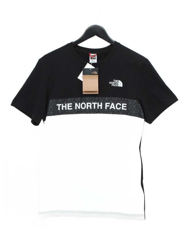 The North Face Men’s T-Shirt S Multi Cotton with Polyester, Elastane Basic