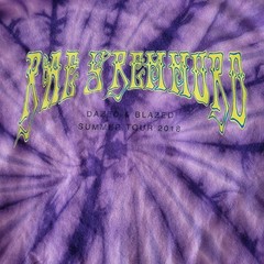 Rae Sremmurd Dazed & Blazed Tour Tie Dye Graphic Long Sleeve T-Shirt XL Purple