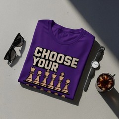 Choose Your Weapon Chess Player T-shirt, Funny Board Game Tee T-Shirt