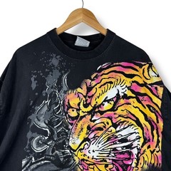 Pro Power Big Tall Tiger True Love Graphic Shirt Size 3XL Punk Edgy Grunge Y2K