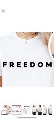 Freedom Charlie Kirk Shirt PNG FILE