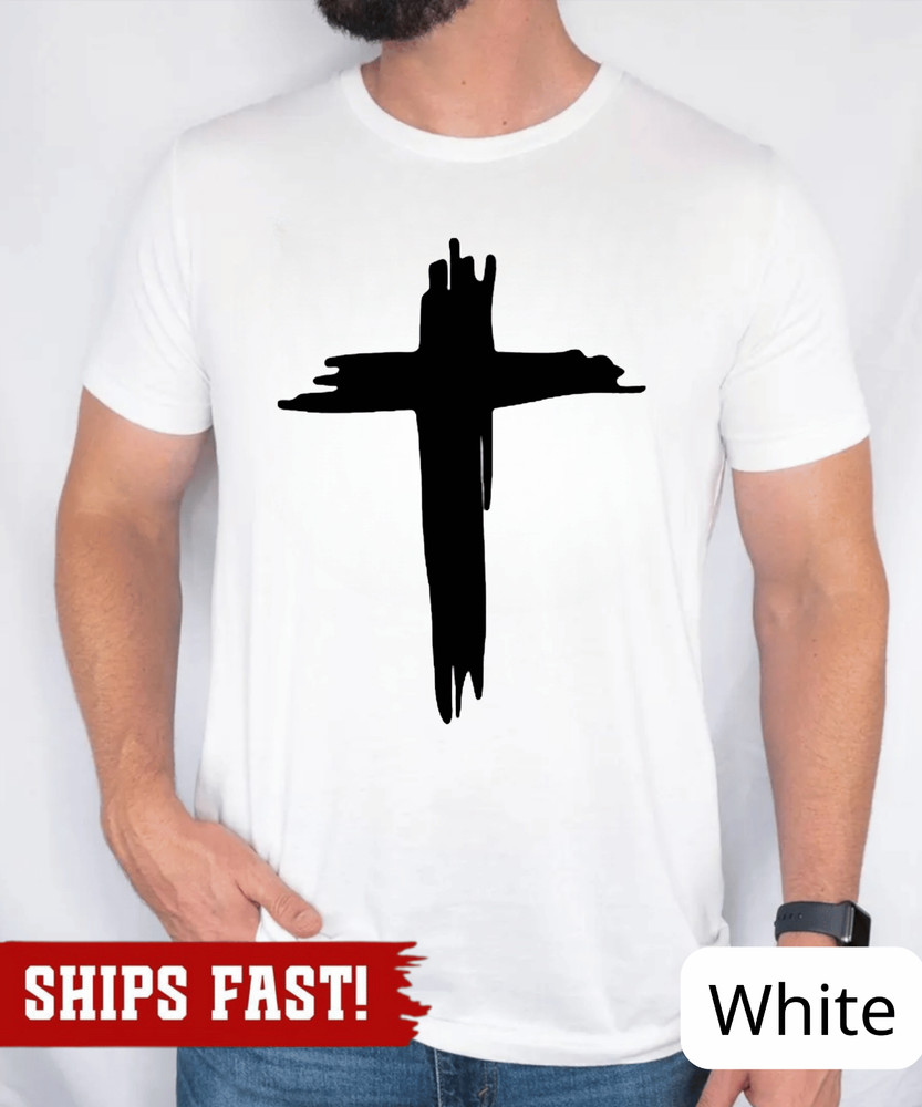 Christianity Jesus Christ Cross Men T Shirt Religious Faith Slogan Gift New Tee,