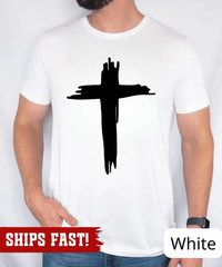 Christianity Jesus Christ Cross Men T Shirt Religious Faith Slogan Gift New Tee,
