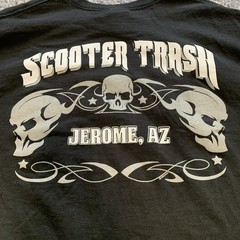 Vintage Hot Leathers Biker Shirt 2XL Work Sucks Lets Ride