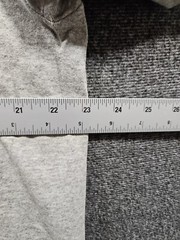 Vintage Tommy Hilfiger Jeans 85 90s Gray T-shirt USA Made Size L/XL Distressed