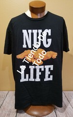 FUNNY 2XL XXL THUG NUG LIFE 6 PIECE CHICKEN MCNUGGETS DESIGN READ