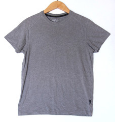 Kenneth Cole Organic Cotton Blend Gray T-Shirt Timeless Sustainable – Men’s S