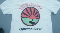 RONNIE VAN CLIEF CHINESE GOJU KUNG FU DRAGON LOGO GRAPHIC T-SHIRT SIZE LARGE