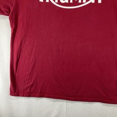 VTG 90s Triumph Motorcycles MENS LARGE Burgundy Spellout Dallas Texas RPM *wear*