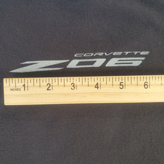 Chevrolet Corvette C8 Z06 Silhouette T Shirt Mens Large Black District