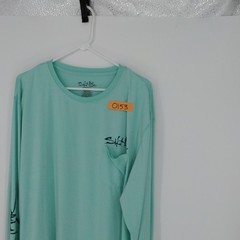 Salt Life Men’s XXL Green Graphic Print Long Sleeve Pocket T-Shirt