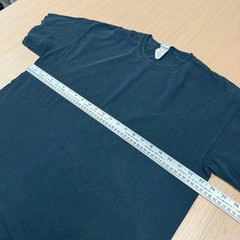 Vintage 90s Hanes Beefy Faded Black T Shirt Plain Essential Basic XL