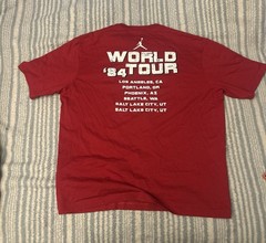 Men’s Air Jordan Size XL Preowned Tee AIR JORDAN MJ Red 23