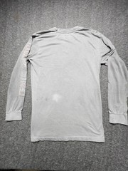 AC/DC Long Sleeve Men’s Medium Crew Neck Grey Shirt Has Some Stains and Marks