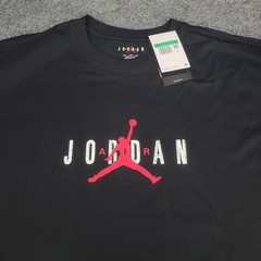 Jordan Shirt Mens XL Black Gym Red Jumpman Brooklyn Nike Air Oversized Fit Tee