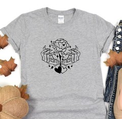 The Lovers Shirt, Valentines Day T-Shirt, Skeleton Tee, Gift for her