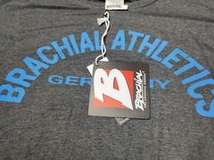 Brachial Athletic T-Shirt Mens Size S Gray Small Germany Short Sleeve