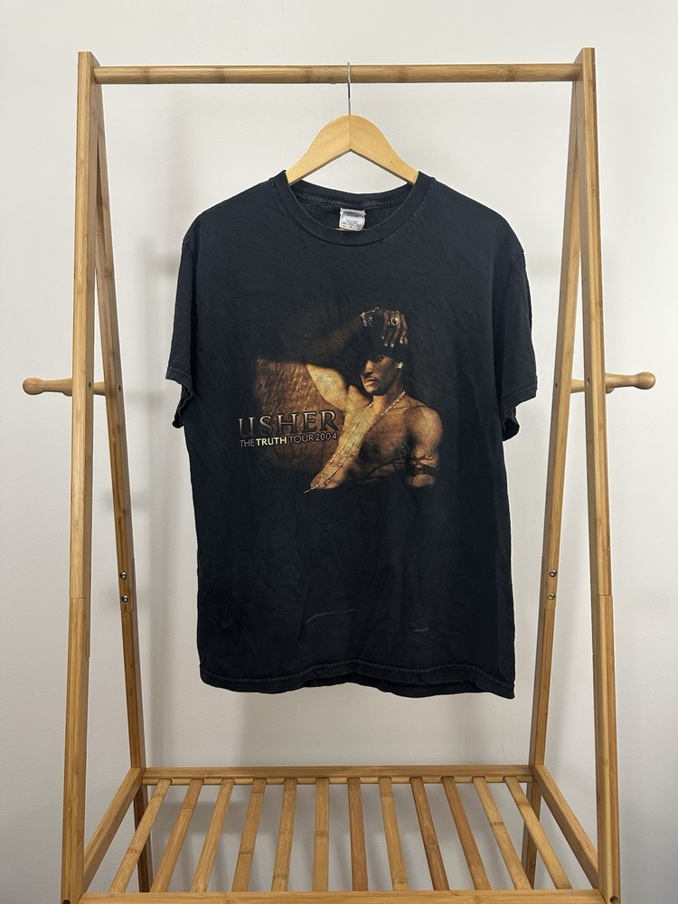 VTG Usher The Truth Confessions Concert R&B Rap Tour Shirtless Zaddy T-Shirt L