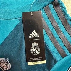 Adidas Real Madrid Ronaldo 7 Jersey 2017-18 Away Teal Blue Large NWT