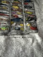 Vintage “So Many Lures So Little Time” Fishing Graphic T Shirt Men’s Size XL USA