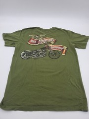 Leesburg Bikefest 2014 Small Green Event Men Shirt..#2934