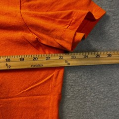 Dockers T Shirt Orange Womens Short Sleeve Crew Neck Casual Tee Cotton
