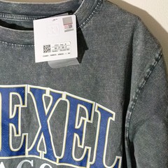 Gameday Couture Drexel Dragons Gray Graphic Logo Crew Neck T-Shirt Mens Size M
