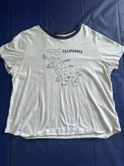 Lot of 6 Graphic Print Crew Neck Short Sleeve T-Shirt, Unisex Adults Size m-xl