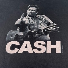 Johnny Cash Shirt Adult Extra Extra Large Black Country Music Singer Songwriter