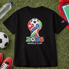 FIFA 2026 World Cup T-Shirt Soccer Graphic Tee USA Football Fan Shirt