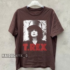 T.Rex Rock Band Marc Bolan Music Unisex Russet T-shirt Size S-5XL