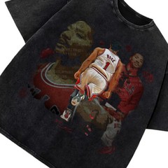 Thank You Derrick Rose Retirement Basketball Career Tribute Custom Graphic Tee