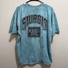 Vintage Sturgis Bike Week 2000 T Shirt Mens XL Blue Faded Biker Motorcycle Wolf