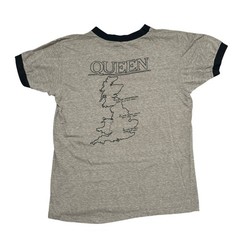 Vintage Queen Shirt 80s Tour Concert Rock Band Tee Single Stitch Freddie Mercury