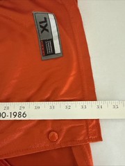 Vintage Y2K Nike Team Sports Snap front Warm Up Jersey Orange Men’s XL