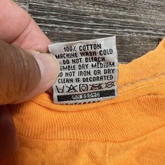 Vintage Ocean Pacific Shirt Mens XL Orange Floral Surf Graphic 1993 USA Tee