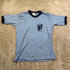 VTG 80s Painted Desert Arizona Indian Head Ringer Shirt Sz Md See Pics
