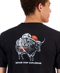 The North Face Men’s Yak Standard-Fit Graphic T-Shirt – Tnf Black-Large