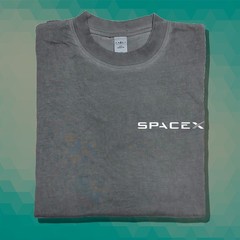 Space X Front & Back Print Vintage Premium Tee