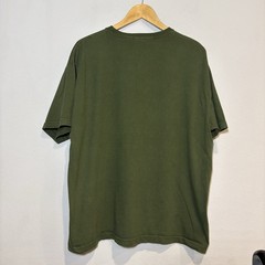 Marines Shirt Men XL Green Graphic Crew Military Simper Fi USA American Flag