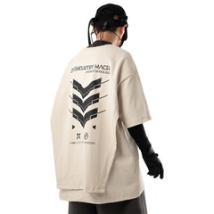 MFCT Cyberpunk Printed Streetwear Elbow Sleeve Techwear Graphic Tees Men