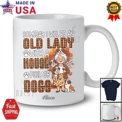 Custom Name An Old Lady With Full Of Dogs; Mother’s Day Plaid St. Bernard Shirt