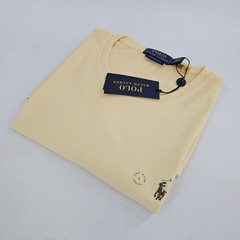 Polo Ralph Lauren Custom Slim Fit Soft T-shirt Pony Logo Mens LARGE L Yellow NEW