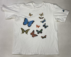VINTAGE The Butterfly Farm Costa Rica T-shirt Men Large 90s Single Stitch
