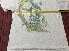 MENS USED VINTAGE 90S SINGLE STITCH KOALA BEAR GRAPHIC ANIMAL SHIRT SIZE LARGE