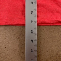 Bella Canvas Adult Size 3XL Heather CVC Red Short Sleeve Crew Neck T-Shirt New